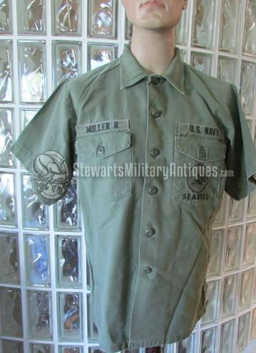 US Vietnam War Era, US Navy Seabees Shirt US Vietnam War Era, US Navy Seabees Shirt