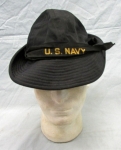 us-wwii-waves-enlisted-womans-brimmed-hat-navy-blue